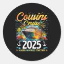 Search for cousins stickers Travel