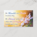 Search for inspirational bible verse business cards Encouragement
