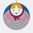 Search for matryoshka ornaments Babushka