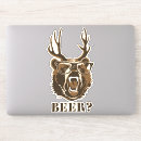 Search for drinking bear stickers Funny