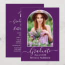 Search for purple graduation invitations University