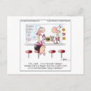 Recherche de restaurant cartes postales Dessin animé