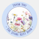 Search for blue wildflower stickers Watercolor wildflowers