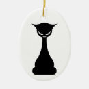 Search for cat silhouette ornaments Feline