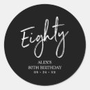 Search for 80th party stickers Modern