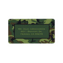 Search for for veteran return address labels Camouflage
