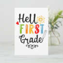 Search for first grade invitations First day of school