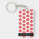 Search for red lipstick keychains For her