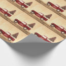 Search for red truck wrapping paper Xmas