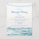 Search for ocean rehearsal dinner invitations Modern