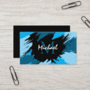 Recherche de nuances de bleu cartes visite Monogramme