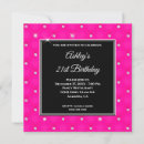 Recherche de hot pink invitations Glamour