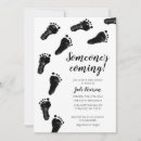 Search for footprint baby shower invitations Gender neutral
