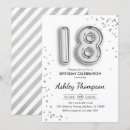 Search for 18th balloons birthday invitations Elegant