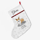 Recherche de corgi chaussette de noël Dog