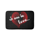 Search for heart shaped bath mats Valentine