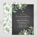 Search for rustic confirmation invitations Greenery