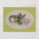 Recherche de oeil vert cartes postales Rose
