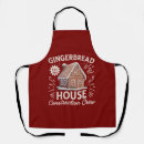 Search for gingerbread house aprons Winter