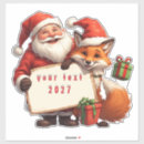 Search for snow fox stickers Merry christmas