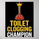 Search for clogging posters Toilet clogging chamon