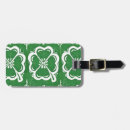 Recherche de st patrick bagages étiquettes Trèfle