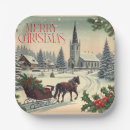Search for christmas snow scene plates Church