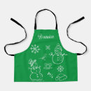 Search for kids snowman aprons Snowflakes
