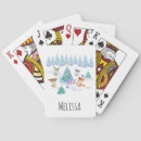 Search for christmas tree playing cards Watercolor