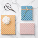 Search for pink and blue gender reveal wrapping paper Stripes