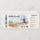 Search for netherland invitations Boarding pass