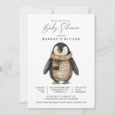 Recherche de pingouin mignon invitations Aquarelle