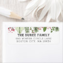 Search for red and green return address labels Foliage