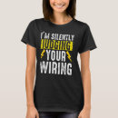Search for electrician womens tshirts Professional