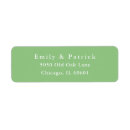 Search for wedding guest return address labels Elegant