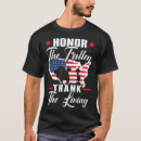 Search for honor the fallen tshirts Usa