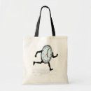 Search for clocks tote bags Time