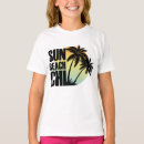 Search for beach graphic tshirts Tropical sunset