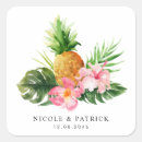 Search for pineapple wedding stickers Thank you
