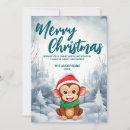 Search for funny monkey christmas cards Animal
