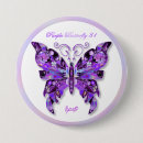 Search for purple butterfly buttons Birthday