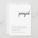 Search for black and white christening invitations Minimalist
