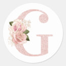 Search for monogram bridal shower stickers Glitter
