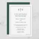Recherche de elegant emerald green mariage invitations Botanique