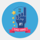 Search for number one dad stickers Daddy
