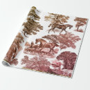 Search for red toile wrapping paper French