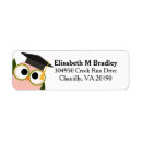 Search for cartoon owl return address labels Whimsical