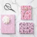 Search for western christmas wrapping paper Pink