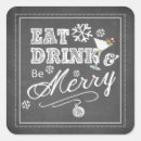 Search for eat drink and be merry stickers Typography