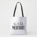 Recherche de spiritualité sacs Typographie
